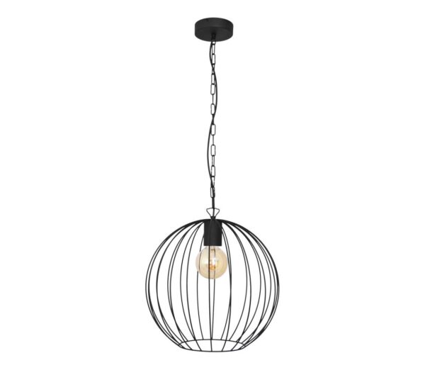 Csillár láncon MERCURE 1xE27/15W/230V fekete