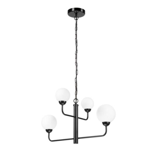 Csillár láncon OSCAR 4xG9/5W/230V fekete