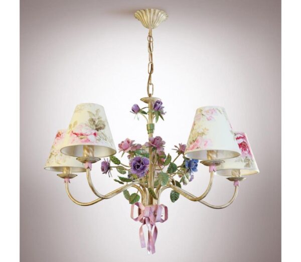 Csillár láncon ROMANCE 5xE14/40W/230V 75 cm