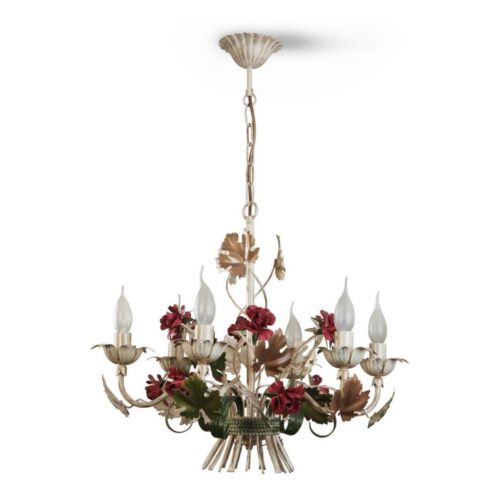 Csillár láncon ROSALIA 6xE14/40W/230V