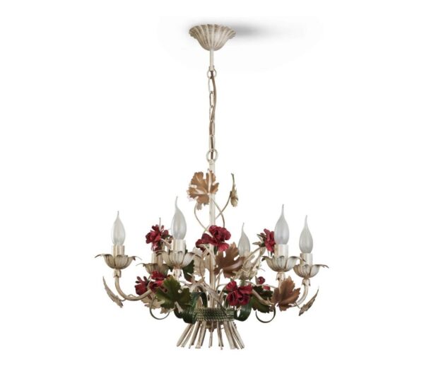 Csillár láncon ROSALIA 6xE14/40W/230V