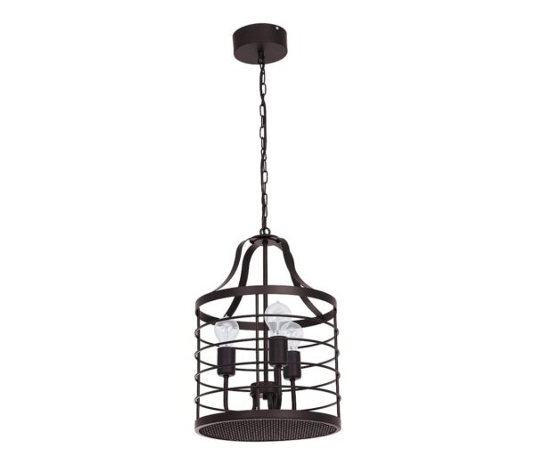 Csillár láncon SINGLE 6 3xE27/60W/230V