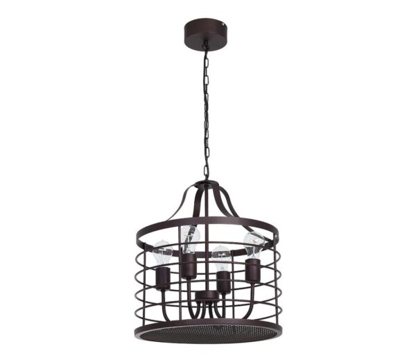 Csillár láncon SINGLE 6 4xE27/60W/230V