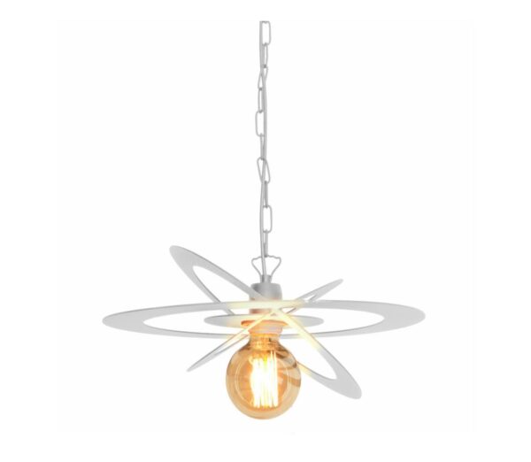 Csillár láncon STAR 1xE27/15W/230V fehér