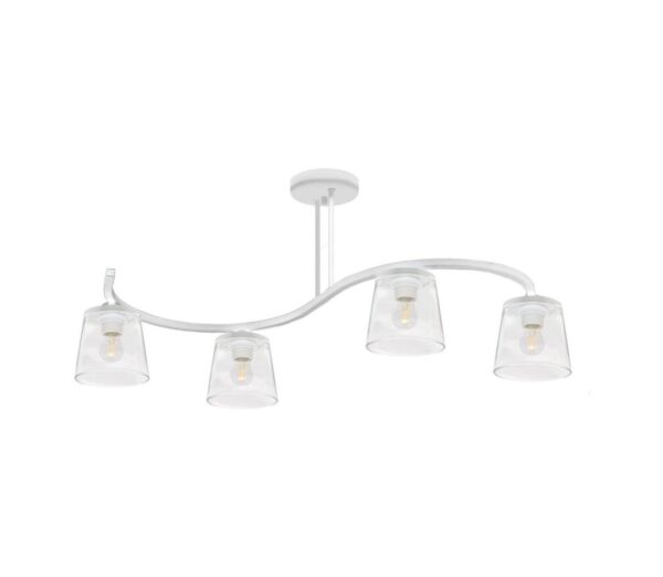 Csillár LUCEA 4xE27/15W/230V fehér