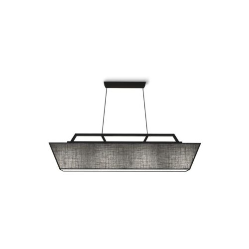 Csillár ROOF 4xE27/40W/230V fekete