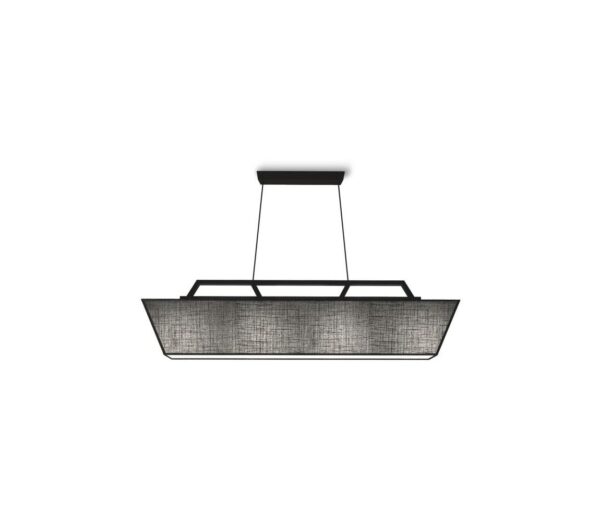 Csillár ROOF 4xE27/40W/230V fekete