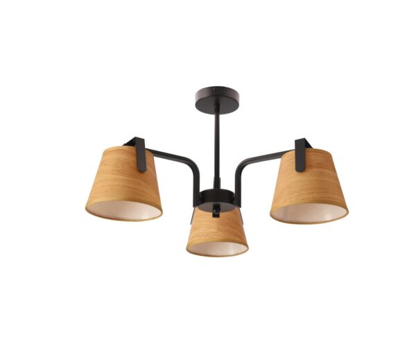 Csillár rúdon AMBERG 3xE14/40W/230V barna