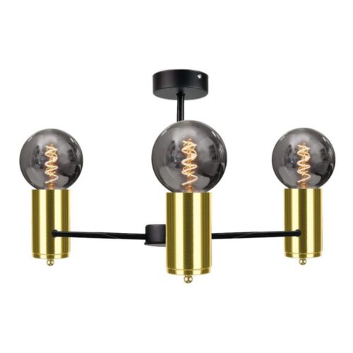 Csillár rúdon ARD 3xE27/60W/230V arany