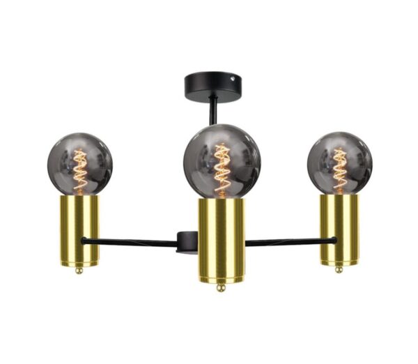 Csillár rúdon ARD 3xE27/60W/230V arany