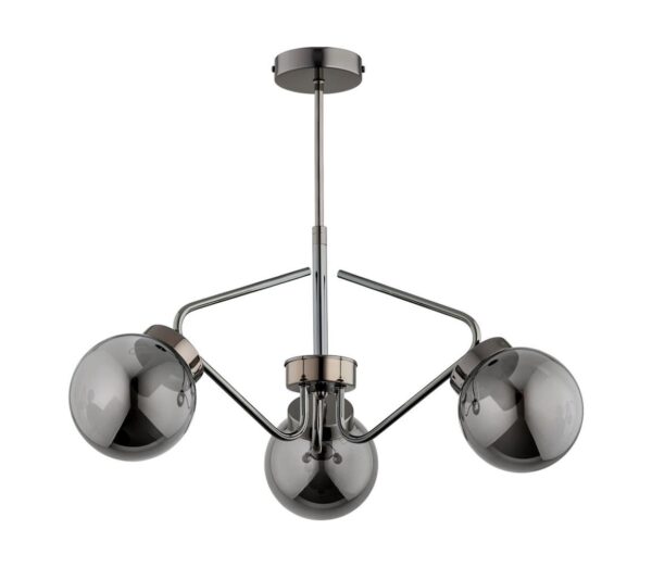 Csillár rúdon  BARSUM 3xE14/10W/230V szürke