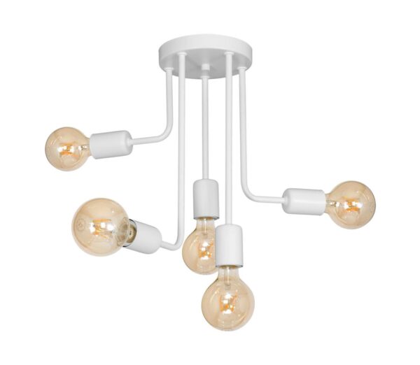 Csillár rúdon CANDELA 5xE27/60W/230V