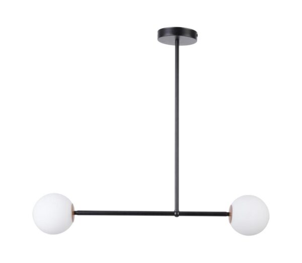 Csillár rúdon GAMA 2xG9/12W/230V fekete