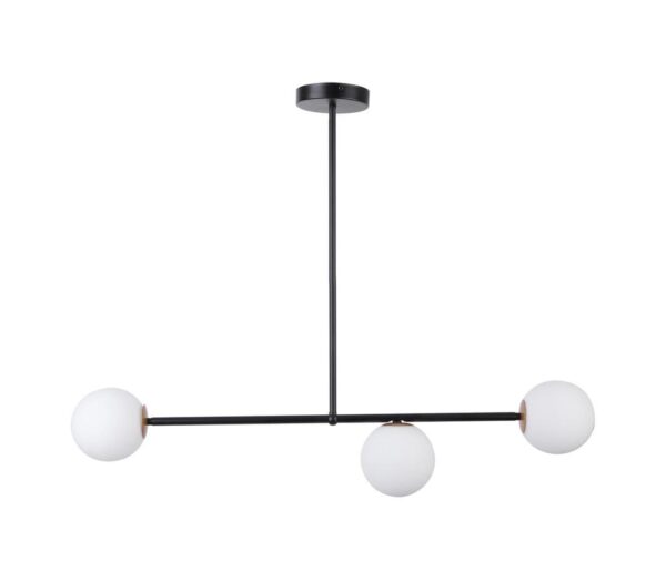Csillár rúdon GAMA 3xG9/12W/230V fekete