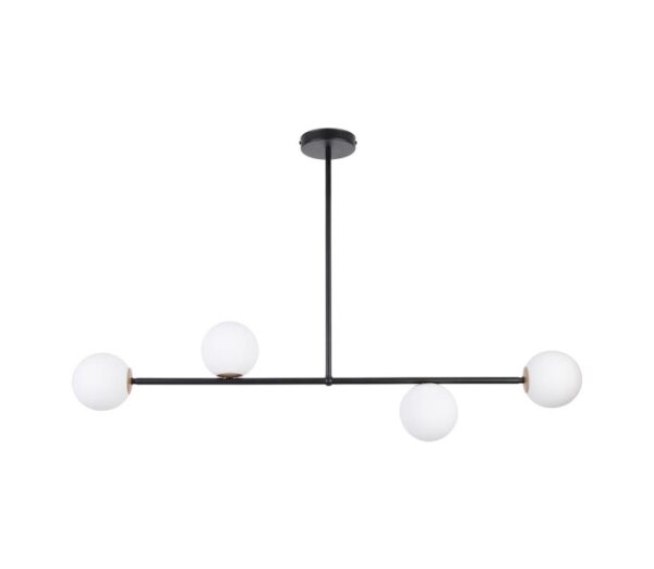 Csillár rúdon GAMA 4xG9/12W/230V fekete