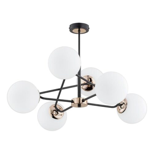 Csillár rúdon  SAGITO 6xE14/10W/230V arany