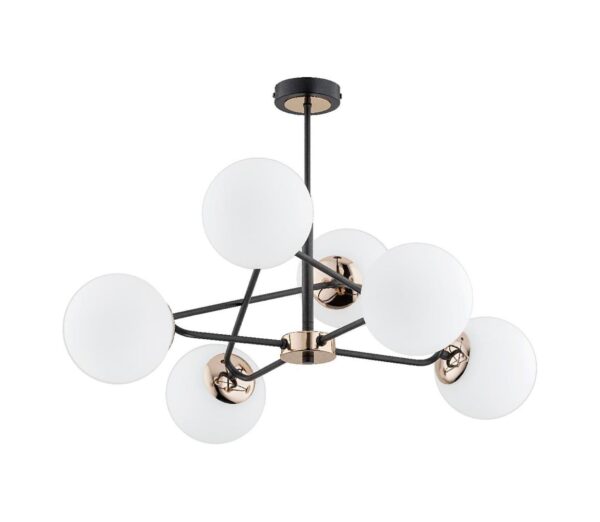 Csillár rúdon  SAGITO 6xE14/10W/230V arany