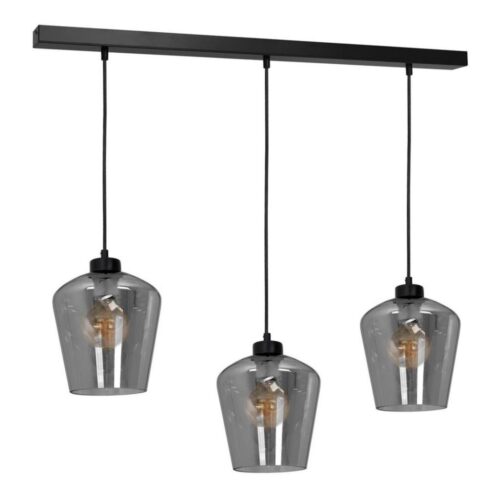 Csillár SANTIAGO 3xE27 / 60W / 230V fekete