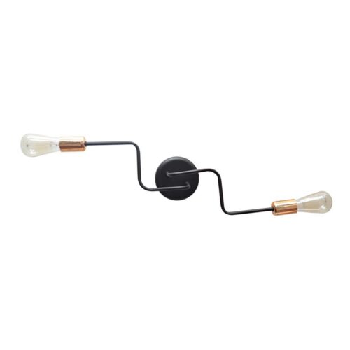 Csillár TUBE 2xE27/15W/230V fekete