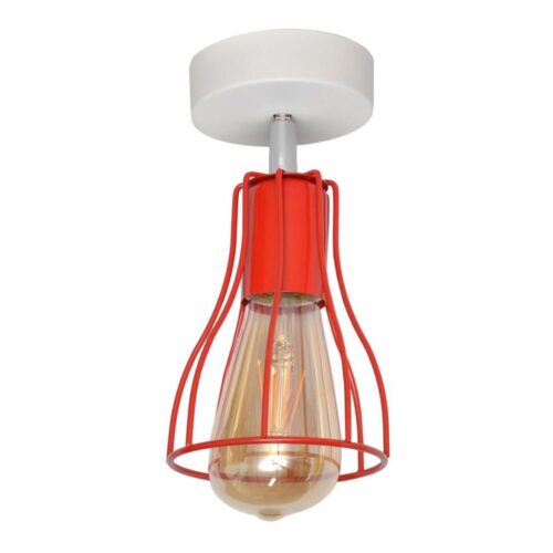Csillár TUBE II 1xE27/15W/230V piros