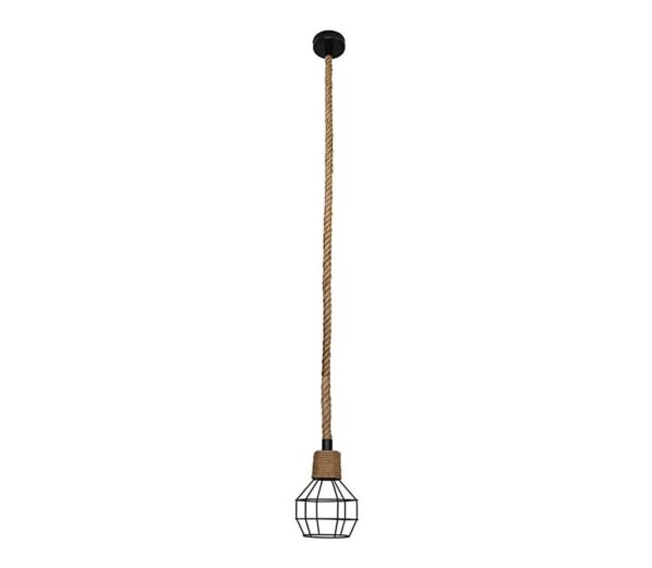 Csillár zsinóron 1xE27/60W/230V átm. 15 cm