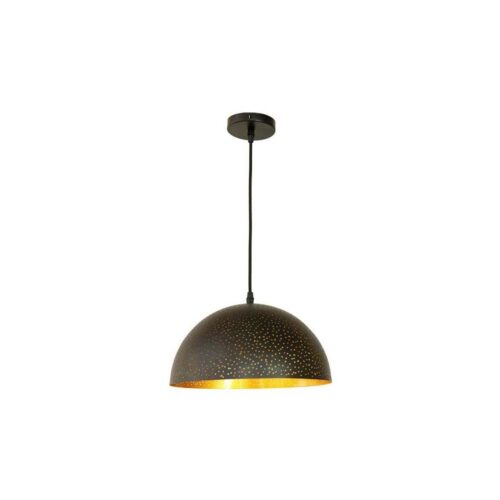 Csillár zsinóron 1xE27/60W/230V átm. 30 cm fekete