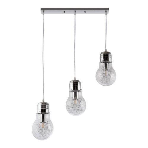 Csillár zsinóron 3xE27/60W/230V