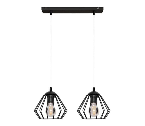 Csillár zsinóron AGAT 2xE27/15W/230V