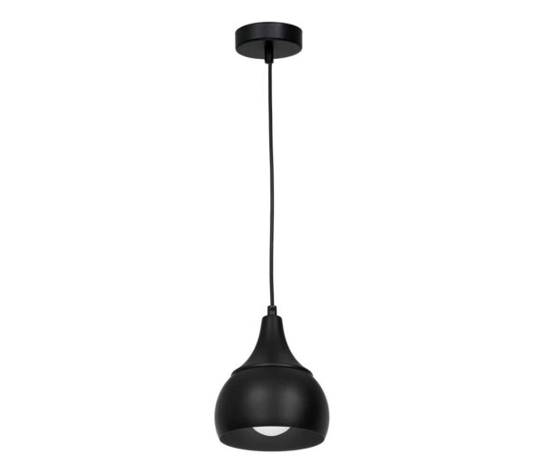 Csillár zsinóron AKTAN 1xE27/60W/230V fekete