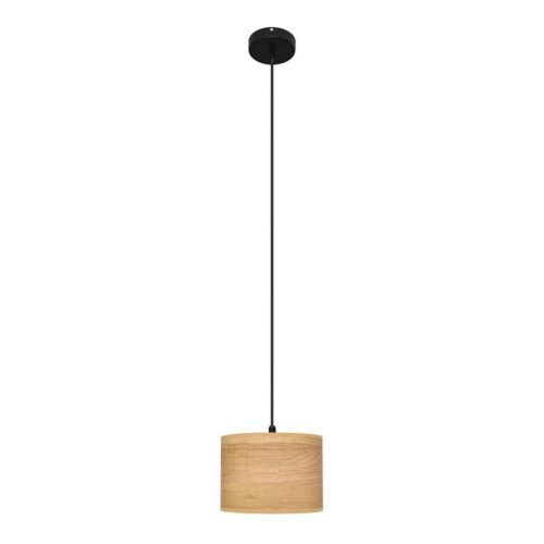 Csillár zsinóron ALBA 1xE27/15W/230V á. 20 cm barna/fekete