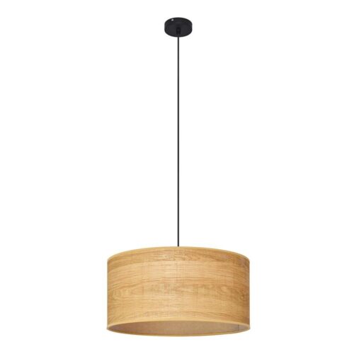 Csillár zsinóron ALBA 1xE27/15W/230V á. 40 cm barna/fekete