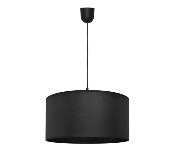 Csillár zsinóron ALBA 1xE27/15W/230V á. 40cm fekete