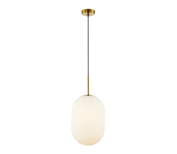 Csillár zsinóron ALIAS 1xE14/40W/230V átm. 24 cm arany