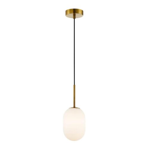 Csillár zsinóron ALIAS 1xG9/8W/230V átm. 12 cm arany
