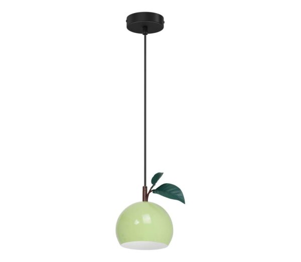 Csillár zsinóron APPLE 1xE27/15W/230V zöld