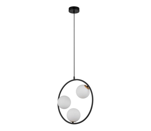 Csillár zsinóron AQUA 3xG9/12W/230V fekete