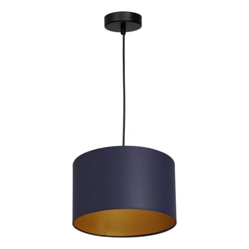 Csillár zsinóron ARDEN 1xE27/60W/230V á. 25 cm lila/arany