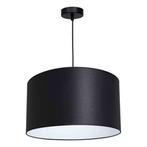 Csillár zsinóron ARDEN 1xE27/60W/230V á. 40 cm fekete/fehér