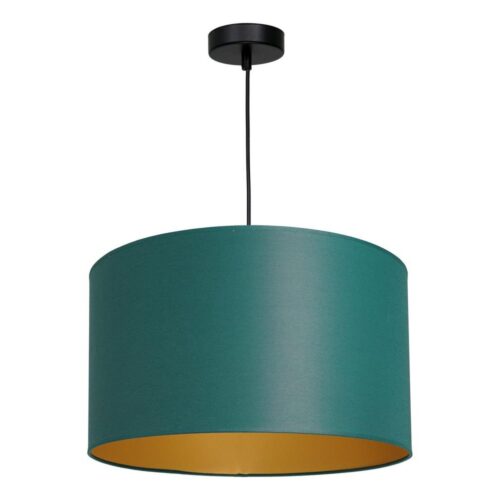 Csillár zsinóron ARDEN 1xE27/60W/230V á. 40 cm zöld/arany