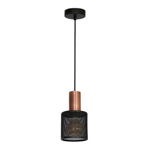 Csillár zsinóron ARES BLACK 1xE27/60W/230V