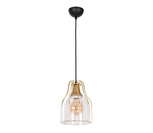 Csillár zsinóron ARIA 1xE27/60W/230V arany
