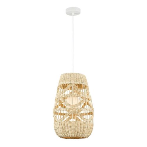 Csillár zsinóron ARONA 1xG9/9W/230V átm. 25 cm rattan