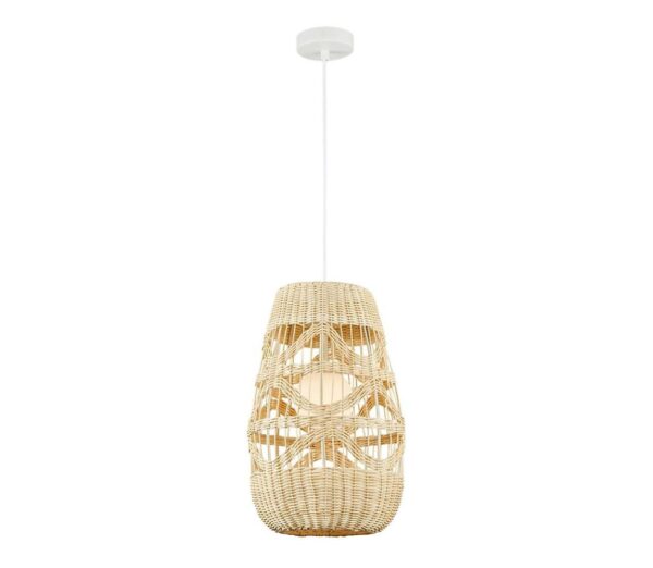Csillár zsinóron ARONA 1xG9/9W/230V átm. 25 cm rattan