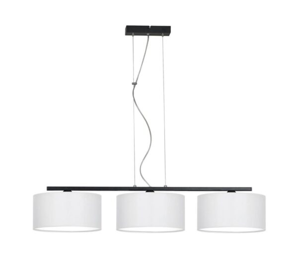 Csillár zsinóron ASTRA 3xE27/60W/230V fehér