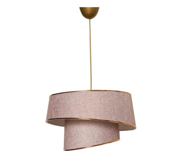 Csillár zsinóron BARETTE 1xE27/60W/230V rózsaszín