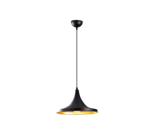 Csillár zsinóron BERCESTE 1xE27/40W/230V fekete