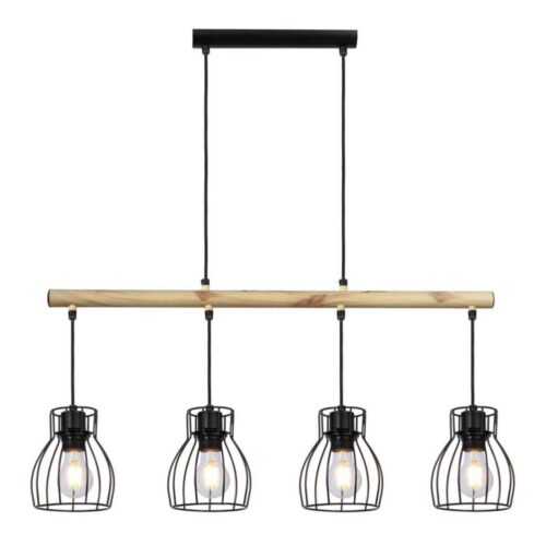Csillár zsinóron BERNITA 4xE27/60W/230V