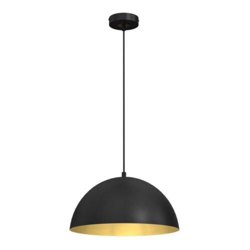 Csillár zsinóron BETA 1xE27/60W/230V á. 35 cm fekete