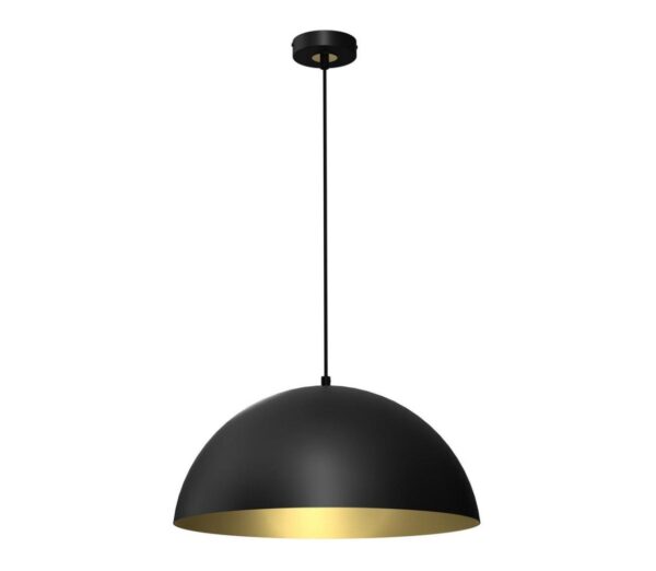Csillár zsinóron BETA 1xE27/60W/230V á. 45 cm fekete