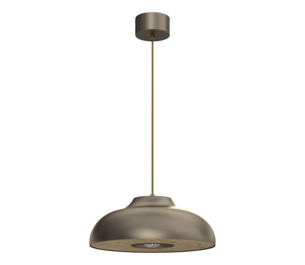Csillár zsinóron BILBAO 1xE27/15W/230V átm. 40 cm réz